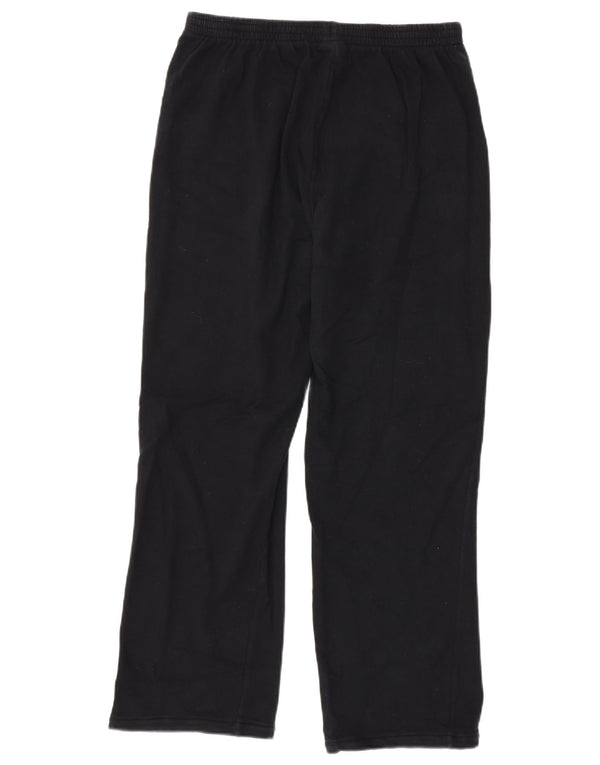 Champion Womens Tracksuit Trousers UK 14 Large  Black Cotton