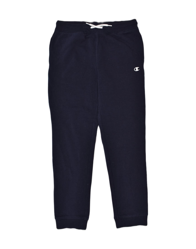 CHAMPION Boys Tracksuit Trousers Joggers 11-12 Years Large Navy Blue | Vintage Champion | Thrift | Second-Hand Champion | Used Clothing | Messina Hembry 