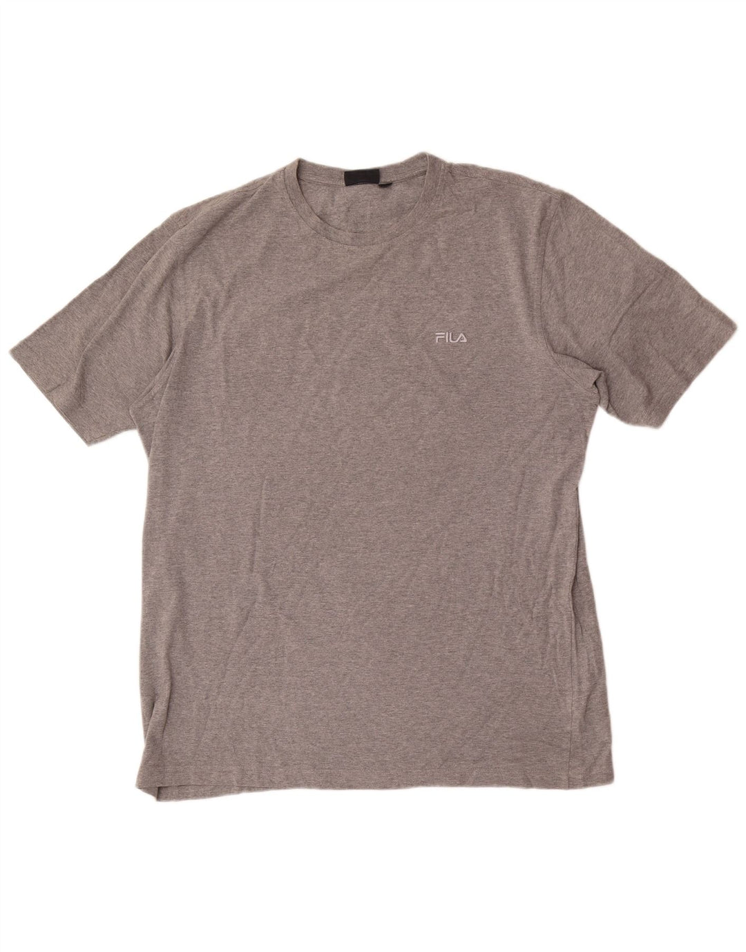 Fila Mens T-Shirt Top IT 56 2XL Grey Flecked