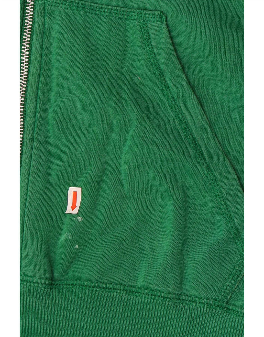 Nike Mens Zip Hoodie Sweater Medium Green Cotton
