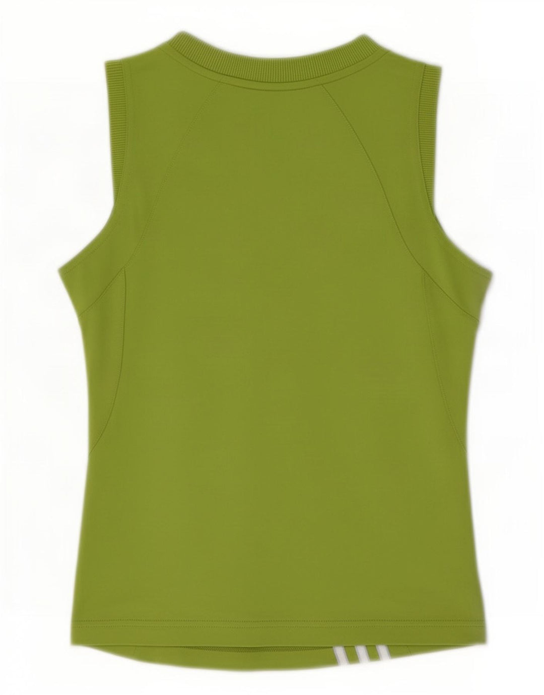 Adidas Womens Vest Top UK 10 Small Green Polyester