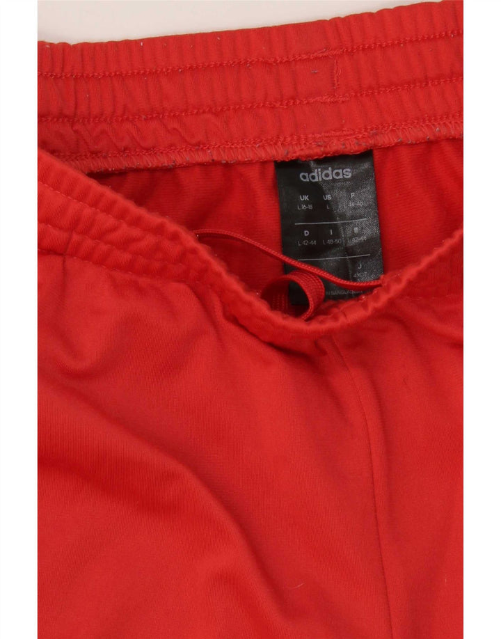Adidas Womens Tracksuit Trousers UK 16/18 Large Orange