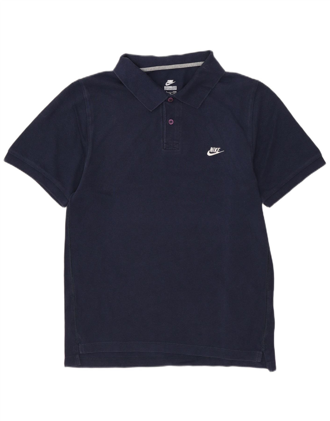 NIKE Mens Polo Shirt UK 36/38 Small Navy Blue