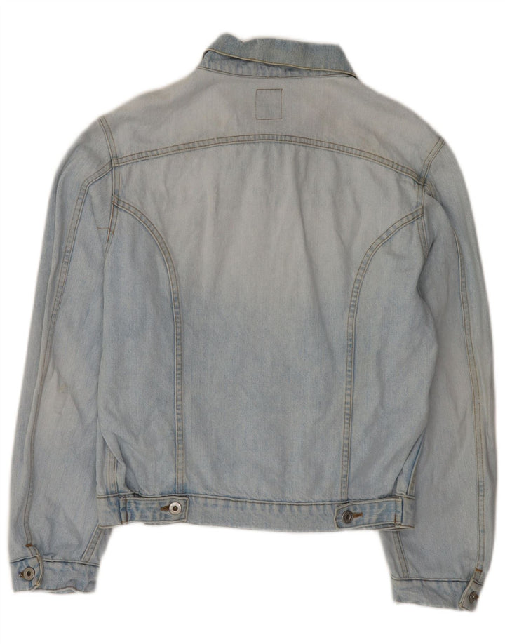 Boosley Mens Denim Jacket UK 38 Medium Blue