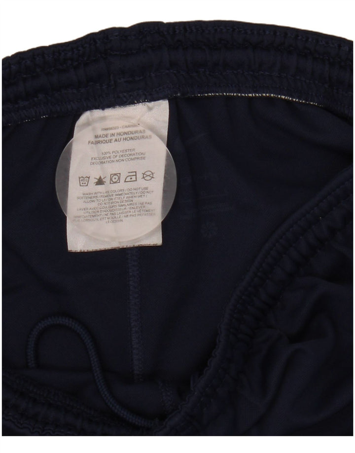 Nike Boys Dri Fit Sport Shorts 12-13 Years Large Navy Blue Polyester