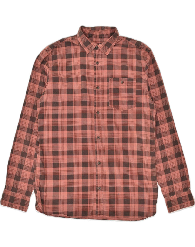 JACK & JONES Mens Shirt Large Brown Check Cotton | Vintage Jack & Jones | Thrift | Second-Hand Jack & Jones | Used Clothing | Messina Hembry 