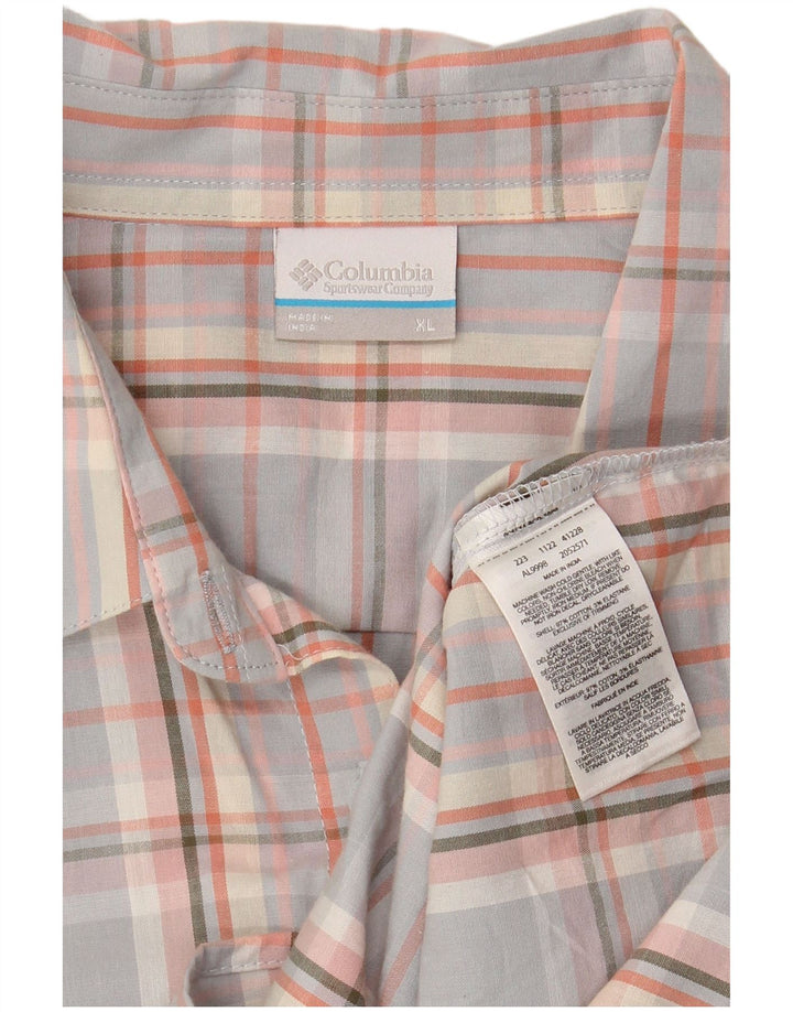 COLUMBIA Womens Shirt UK 18 XL Multicoloured Check Cotton
