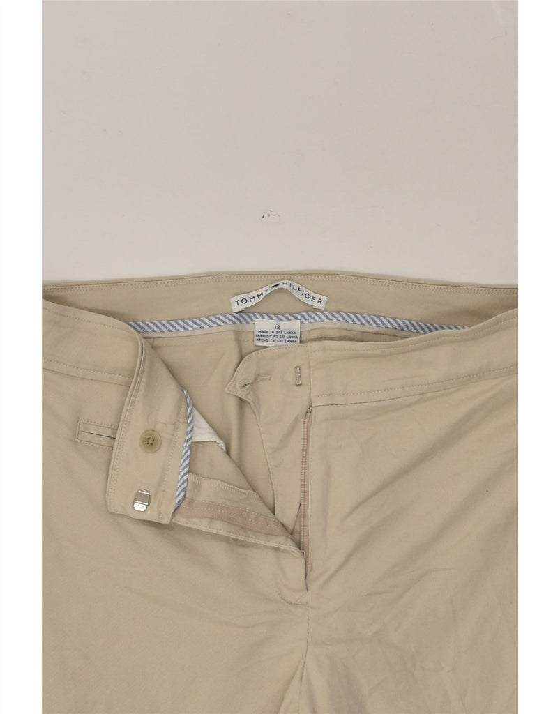 TOMMY HILFIGER Womens Straight Casual Trousers US 12 Large W32 L28  Beige | Vintage Tommy Hilfiger | Thrift | Second-Hand Tommy Hilfiger | Used Clothing | Messina Hembry 