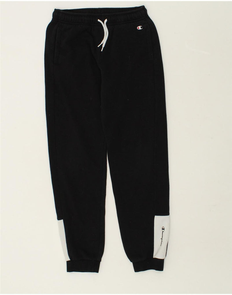 CHAMPION Boys Tracksuit Trousers Joggers 11-12 Years Large  Black | Vintage Champion | Thrift | Second-Hand Champion | Used Clothing | Messina Hembry 