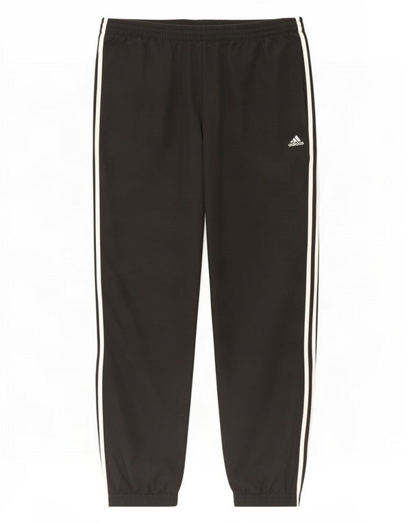 Adidas Mens Tracksuit Trousers Joggers XL Black Polyester