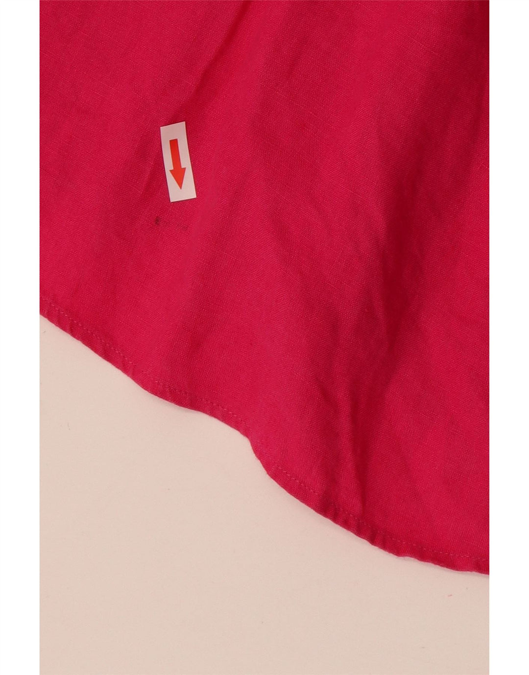 JAEGER Womens 3/4 Sleeve Shirt UK 14 Medium Pink Linen
