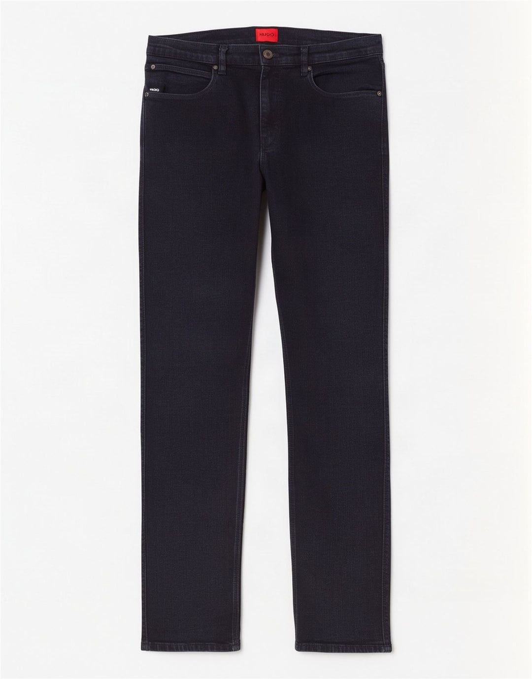 Hugo Boss Mens Straight Jeans W32 L32 Navy Blue Cotton