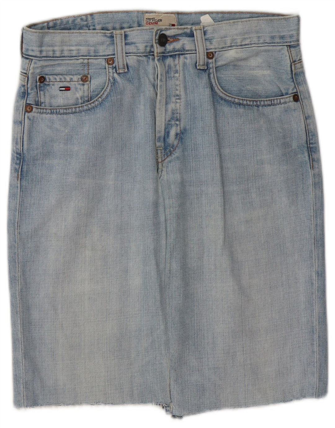 TOMMY HILFIGER Womens Denim Skirt W28 Medium  Blue Cotton