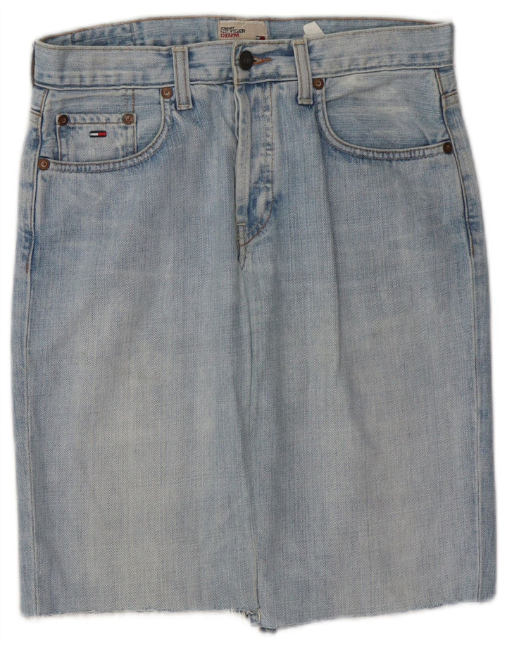 TOMMY HILFIGER Womens Denim Skirt W28 Medium  Blue Cotton
