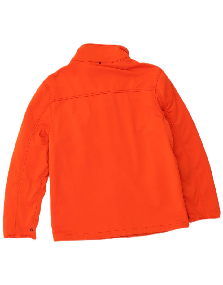 Slam Mens Liner Tracksuit Top Jacket Small Orange Polyester