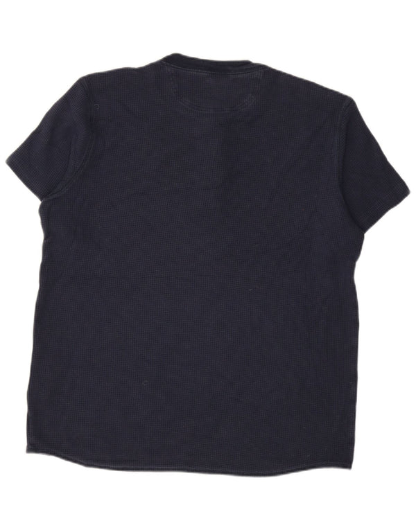 EDDIE BAUER Mens T-Shirt Top Medium Navy Blue Cotton