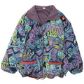 Vintage Mens Windbreaker Jacket UK 38 Medium Multicoloured Geometric