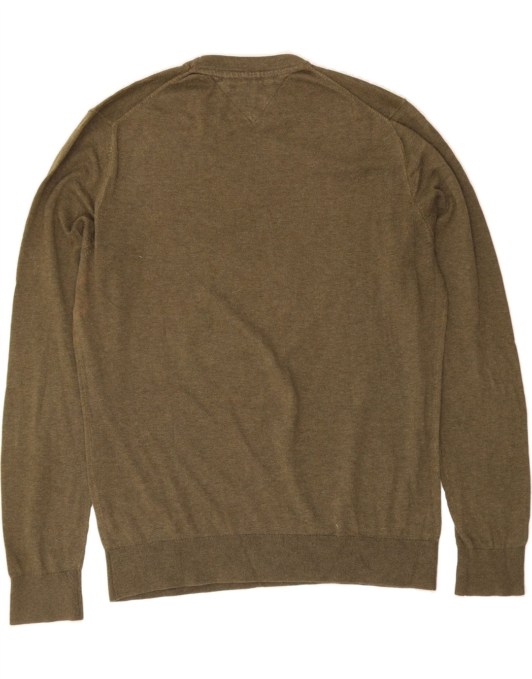 TOMMY HILFIGER Mens Crew Neck Jumper Sweater XL Green Vintage Tommy Hilfiger and Second-Hand Tommy Hilfiger from Messina Hembry 