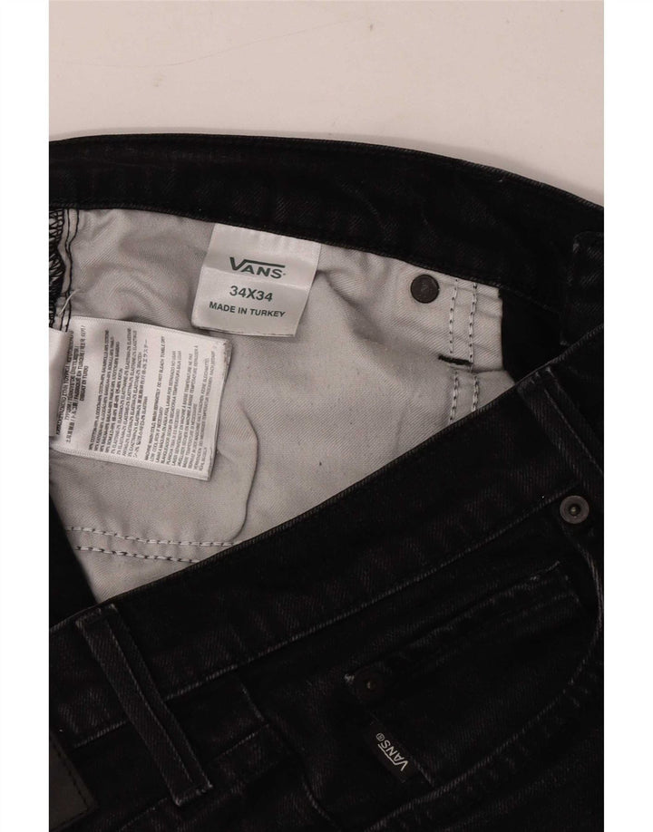 Vans Mens Slim Jeans W34 L29 Black Cotton