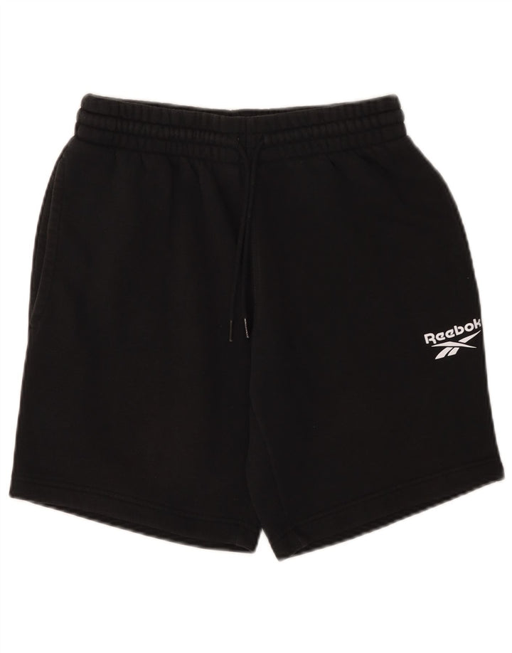 Reebok Mens Sport Shorts Small Black Cotton