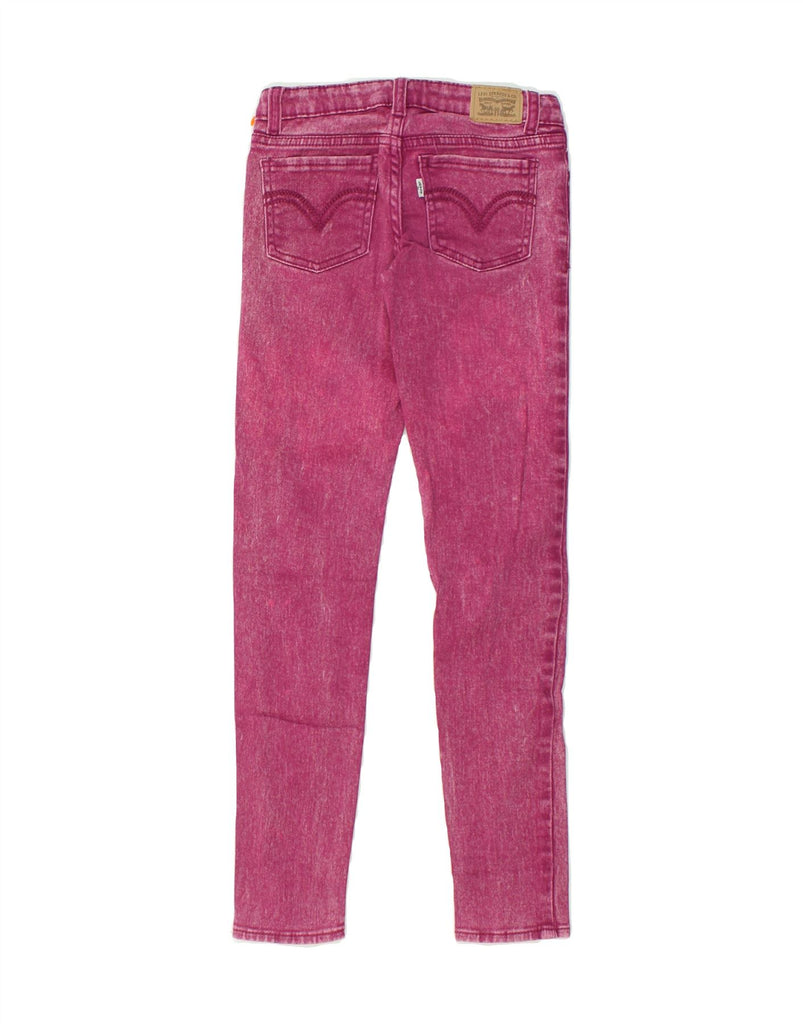 LEVI'S Girls 710 Super Skinny Jeans 7-8 Years W22 L24  Pink Cotton | Vintage Levi's | Thrift | Second-Hand Levi's | Used Clothing | Messina Hembry 