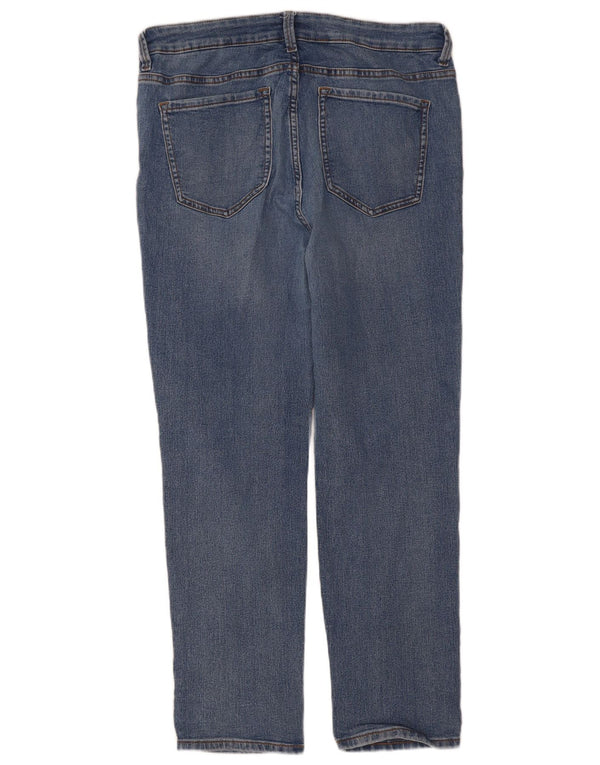 Marks & Spencer Womens The Sienna Straight Jeans UK 14 Large W34 L28 Blue