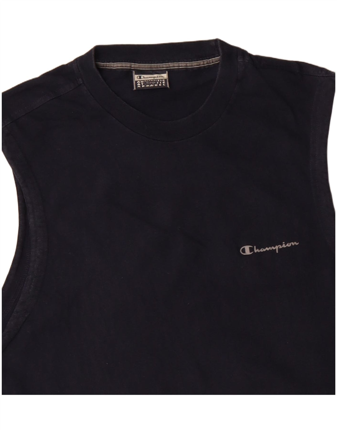 CHAMPION Mens Vest Top XL Navy Blue