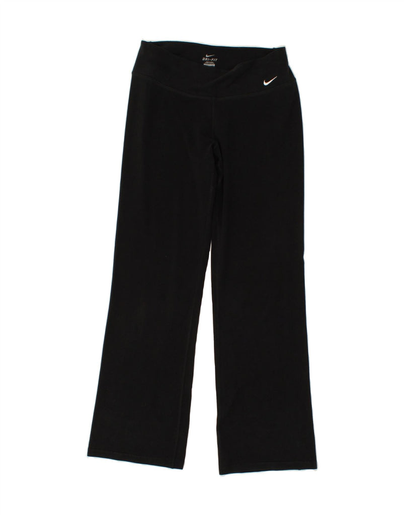 NIKE Womens Flare Tracksuit Trousers UK 14 Medium Black Vintage Nike and Second-Hand Nike from Messina Hembry 