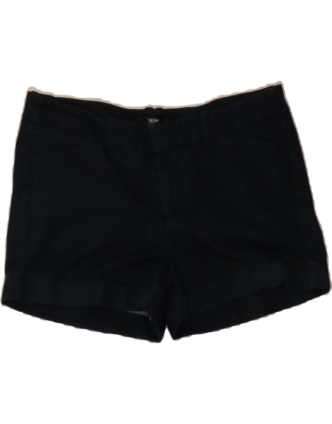 MOSSIMO Womens Stretch Chino Shorts US 8 Medium W30  Navy Blue Cotton Vintage Mossimo and Second-Hand Mossimo from Messina Hembry 