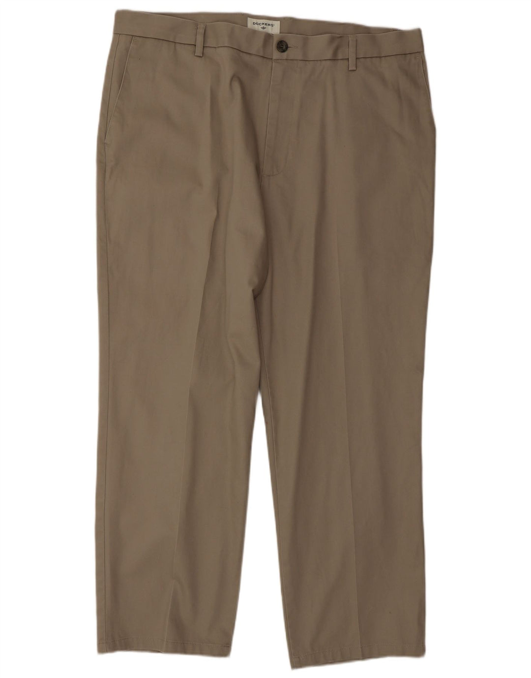 DOCKERS Mens Classic Fit Chino Trousers W38 L29 Beige Cotton Classic
