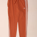Adidas Mens Tracksuit Trousers Joggers XL  Orange Polyester