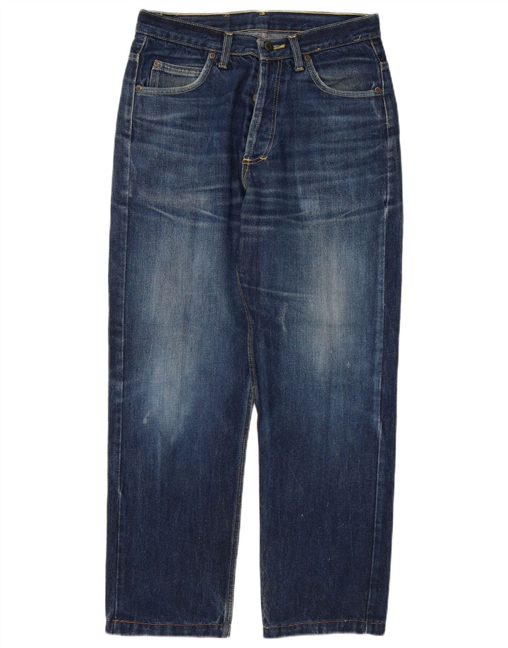 Lee Mens Chicago Straight Jeans W32 L28 Blue Cotton