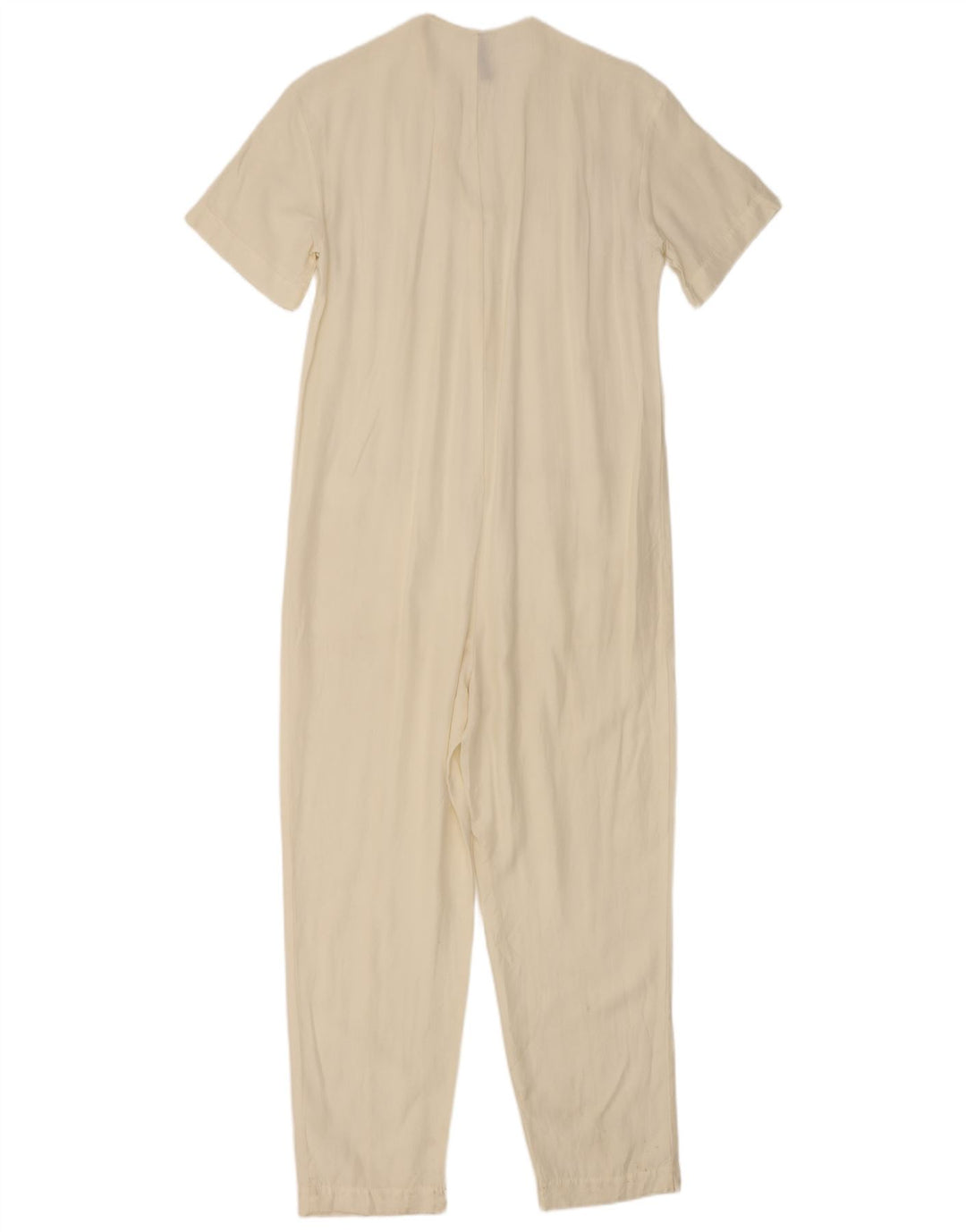 Zara Womens Trafaluc Jumpsuit UK 10 Small Off White