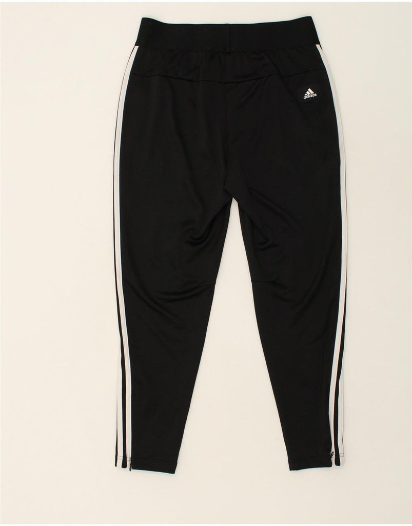 ADIDAS Womens Tracksuit Trousers Joggers UK 8/10 Small Black Polyester | Vintage Adidas | Thrift | Second-Hand Adidas | Used Clothing | Messina Hembry 