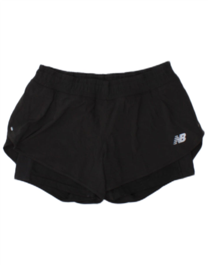 New Balance Womens Sport Shorts UK 14 Medium  Black