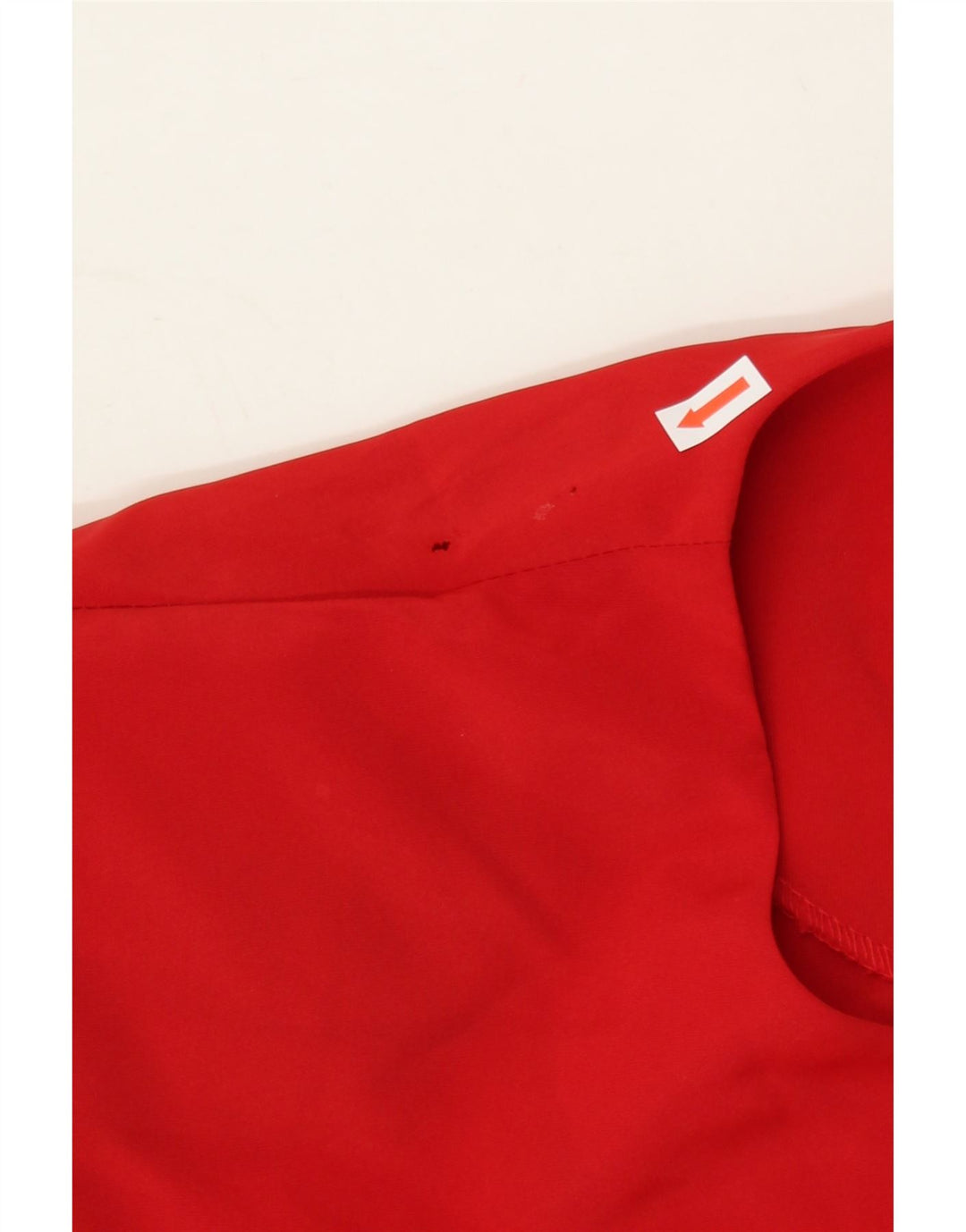 VINTAGE Womens Shirt Blouse UK 16 Large Red Polyester Vintage Vintage and Second-Hand Vintage from Messina Hembry 