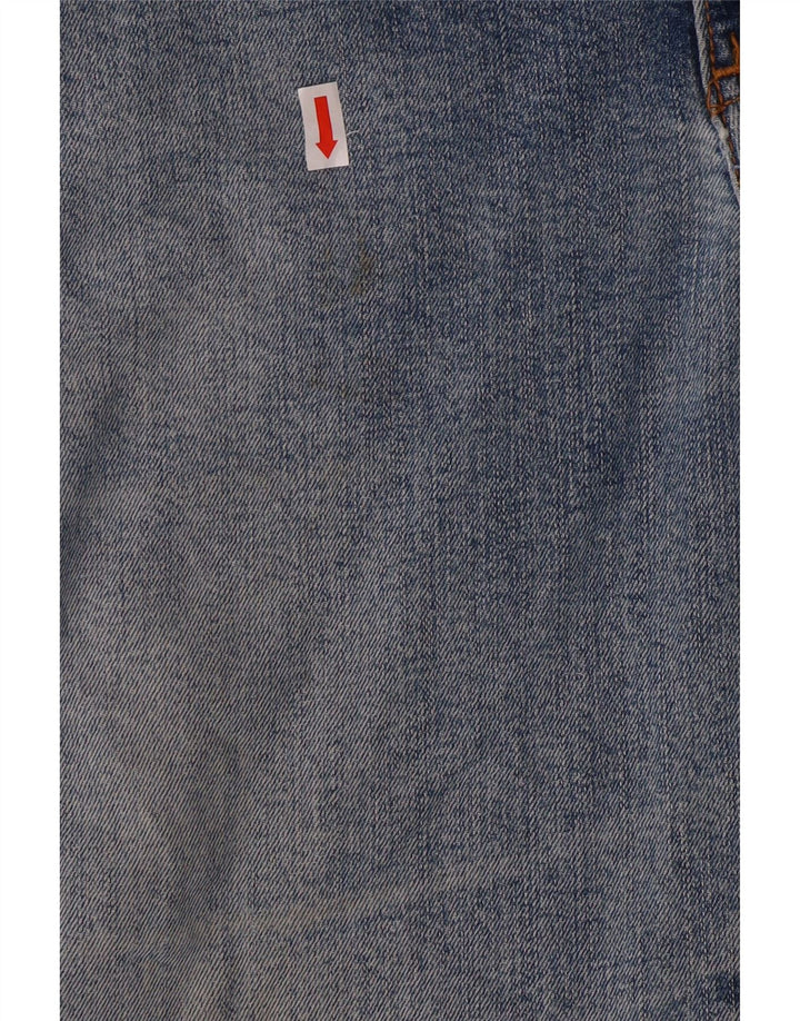 Wrangler Mens Straight Jeans W36 L34 Blue Cotton Classic