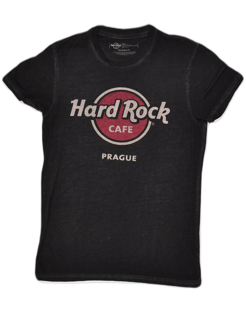 HARD ROCK CAFE Mens Prague Graphic T-Shirt Top Small Black Cotton | Vintage Hard Rock Cafe | Thrift | Second-Hand Hard Rock Cafe | Used Clothing | Messina Hembry 