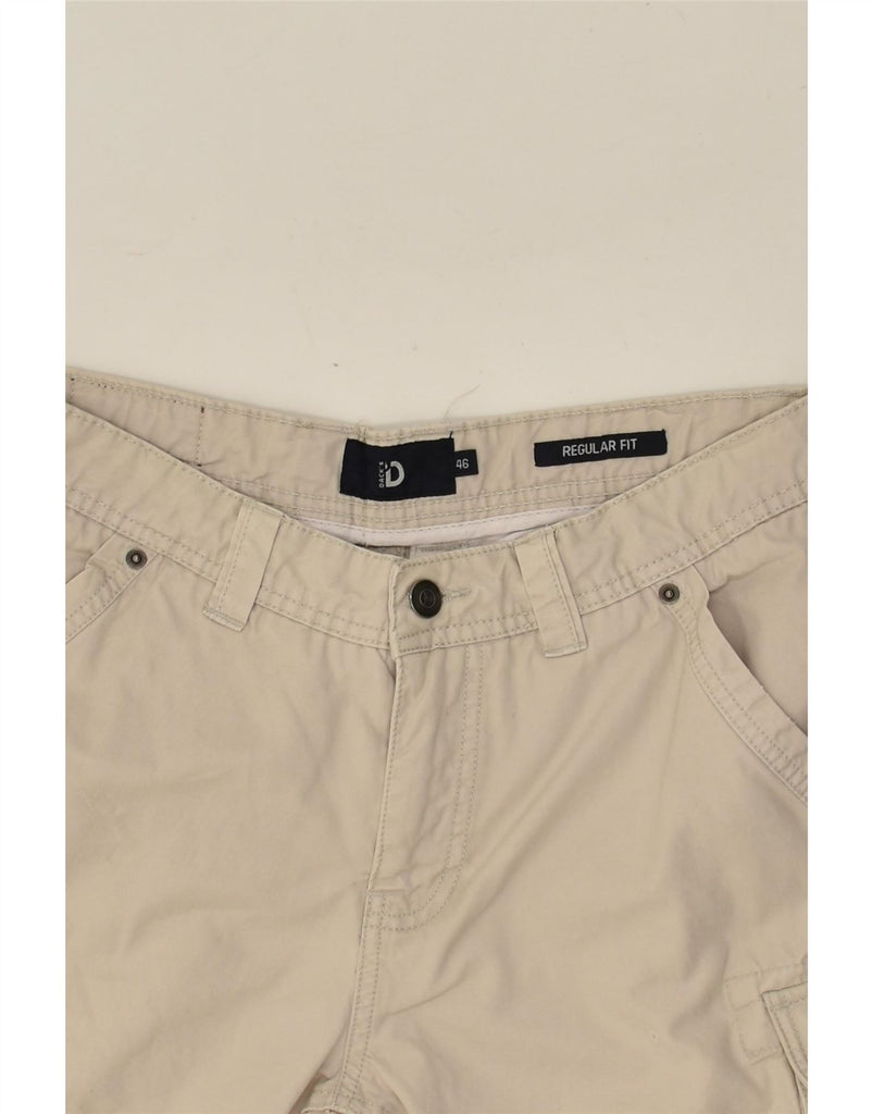 DACK'S Mens Regular Fit Cargo Shorts IT 46 Small W28  Beige Cotton Vintage Dack's and Second-Hand Dack's from Messina Hembry 