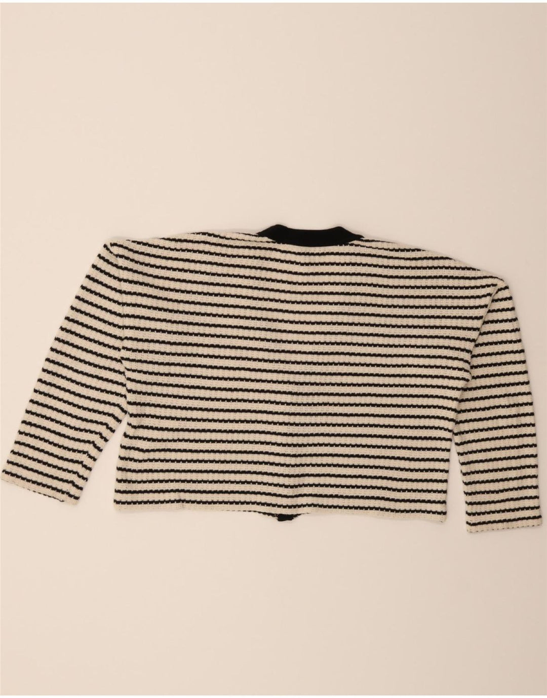 MASSIMO DUTTI Womens Oversized Cardigan Sweater UK 10 Small Off White Vintage Massimo Dutti and Second-Hand Massimo Dutti from Messina Hembry 
