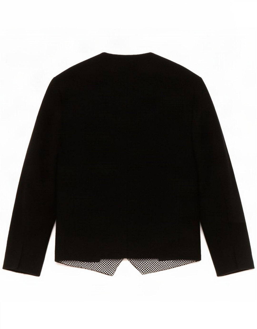 Valentino Womens Carisma Blazer Jacket UK 16 Large Black Houndstooth