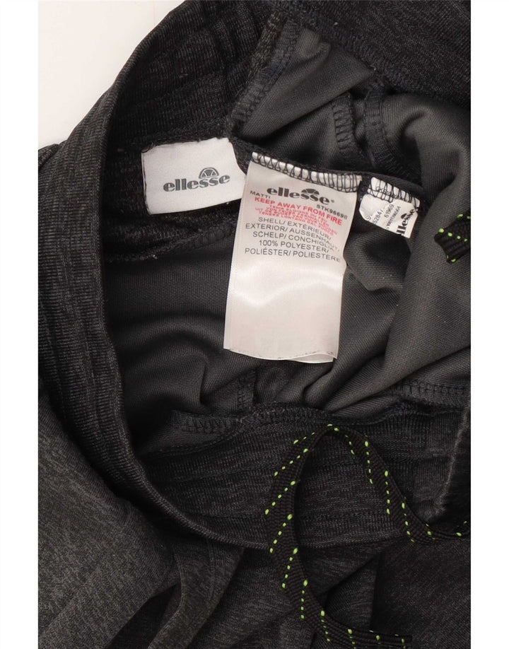 Ellesse Boys Tracksuit Trousers Joggers 13-14 Years Grey Polyester