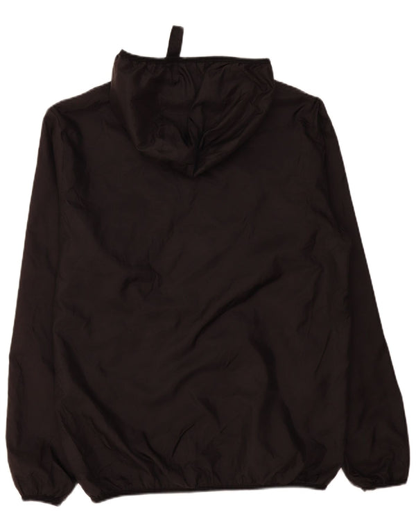 Puma Mens Hooded Rain Jacket UK 38 Medium Black Polyester