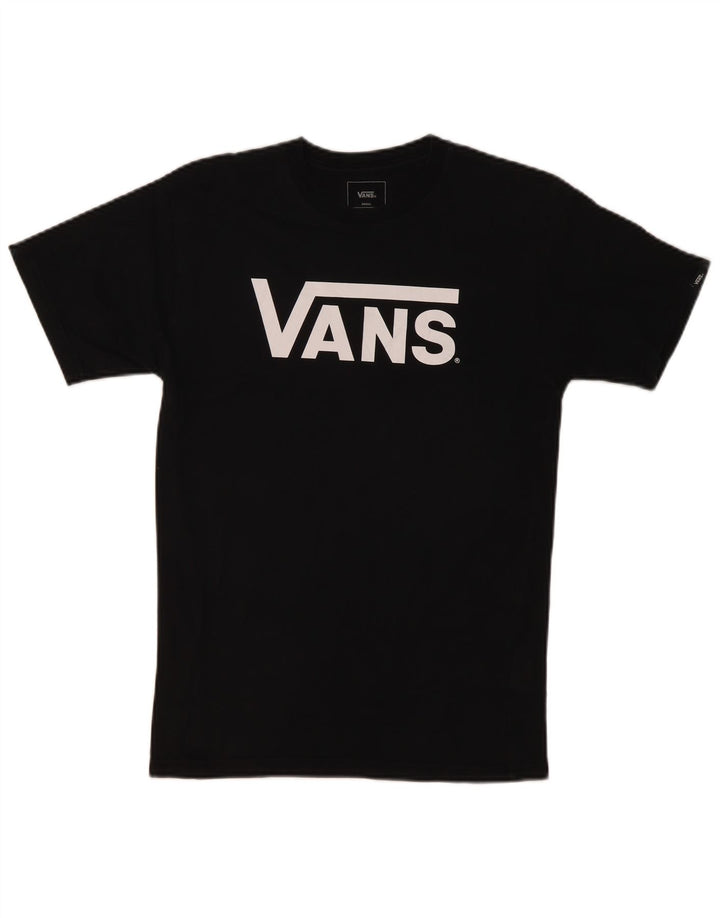 Vans Mens Classic Fit Graphic T-Shirt Top Small Black