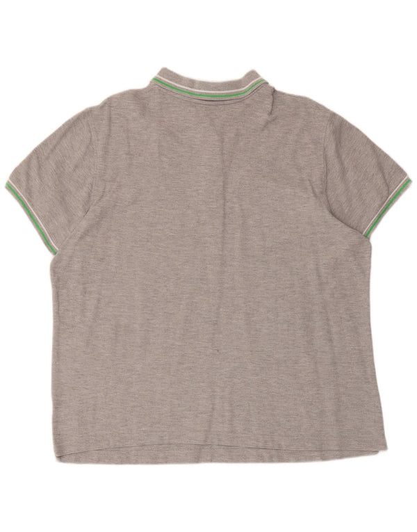 Lotto Mens Polo Shirt 2XL Grey Cotton