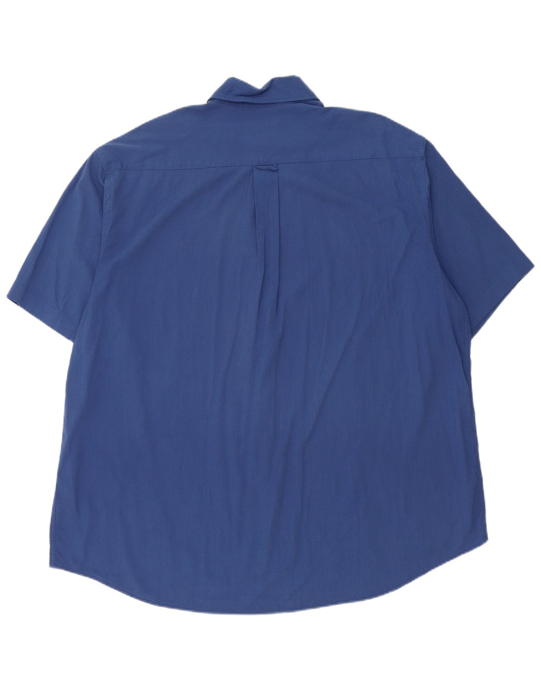 Hugo Boss Mens Short Sleeve Shirt 2XL Blue Striped Modal
