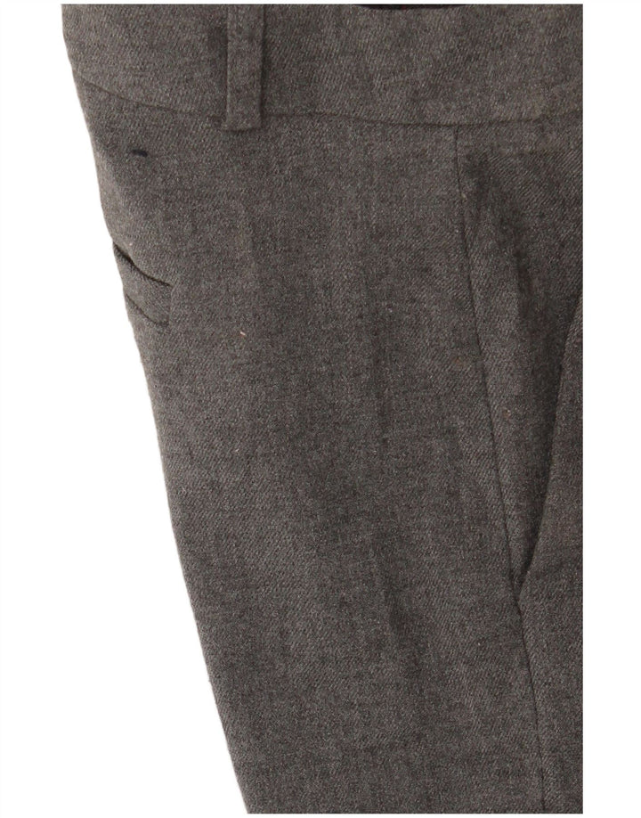 Tommy Hilfiger Womens Slim Chino Trousers US 14 XL W38 L30 Grey Polyester