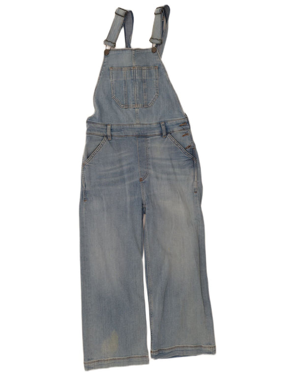 Fat Face Mens Clayton Dungarees Jeans UK 8 Small W30 L22 Blue Cotton
