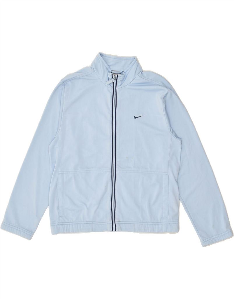 NIKE Boys Tracksuit Top Jacket 14-15 Years Large Blue Polyester | Vintage Nike | Thrift | Second-Hand Nike | Used Clothing | Messina Hembry 