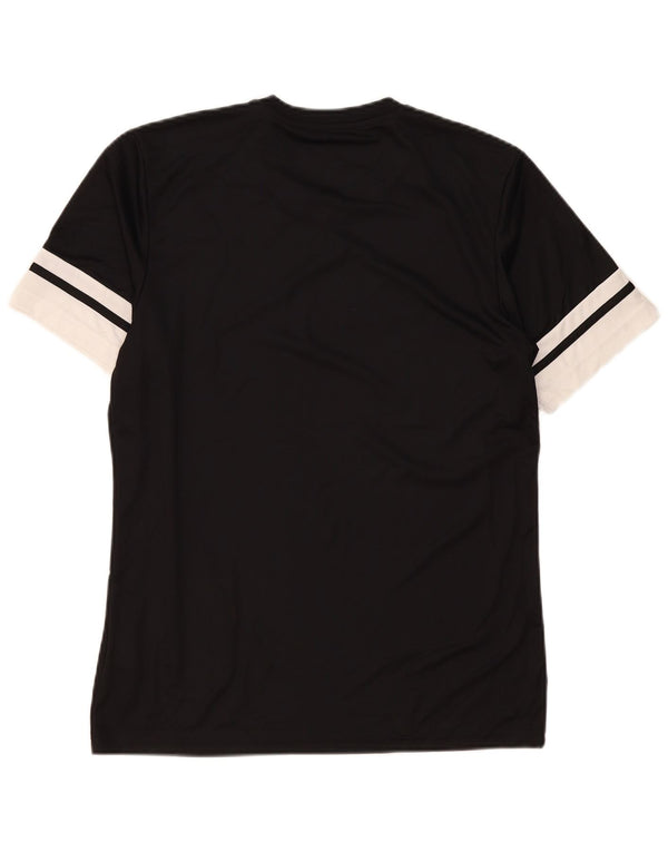 Adidas Mens Aeroready T-Shirt Top Medium Black Colourblock Polyester